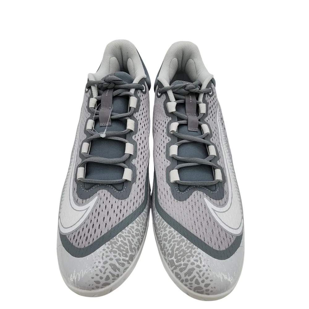 Nike Alpha Huarache Elite 4 Mens Size 15 Baseball Cleats Gray DJ6521-012 NEW‎